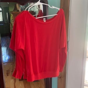 Red Long Sleeve tshirt
